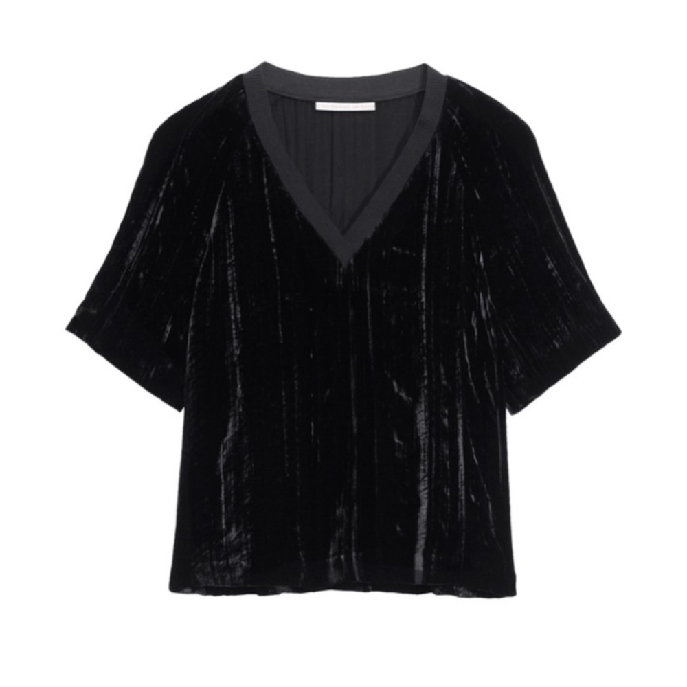 & Other Stories x RODARTE Crushed Velvet Blouse